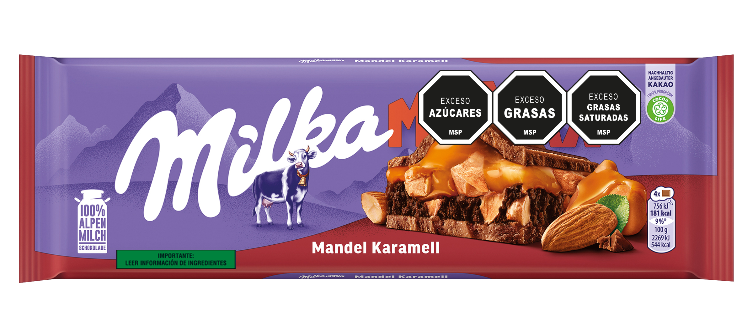 Milka MMMAX Almendras y Caramelo - Nerilan Uruguay